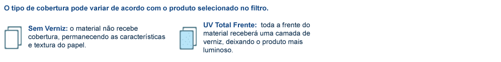 Cobertura para Calendário de Mesa com Wire-o