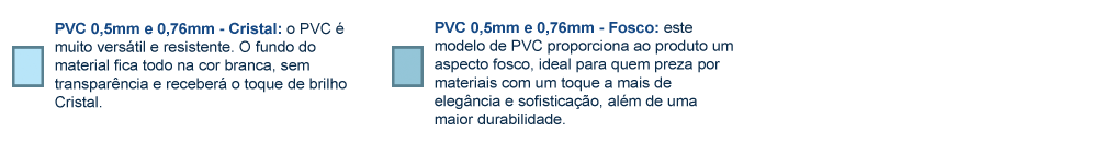 material para Vale presente em PVC